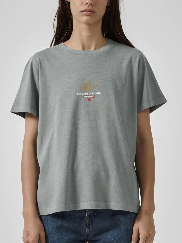 Golden Paradise Relaxed Tee - Sea Glass