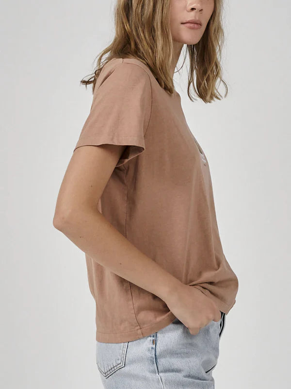 Wind Beneath Relax Fit Tee - Cork