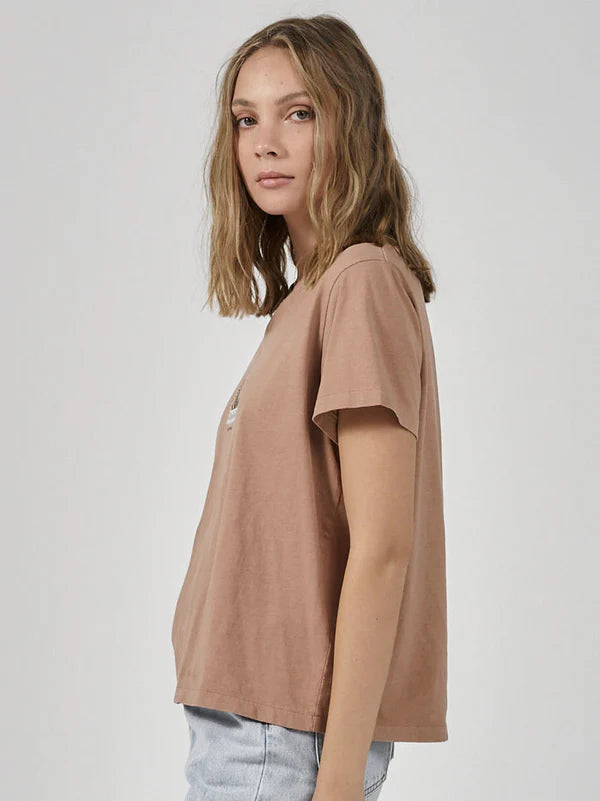 Wind Beneath Relax Fit Tee - Cork