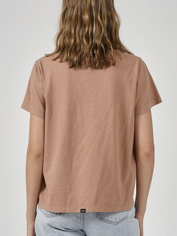 Wind Beneath Relax Fit Tee - Cork