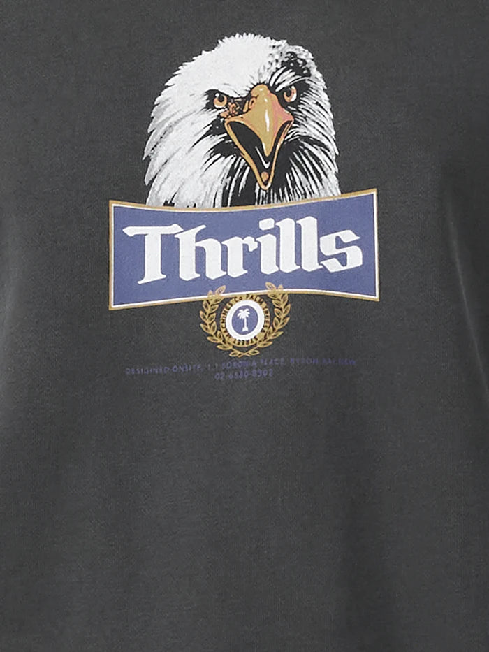 Rise Above Slouch Crew - Merch Black