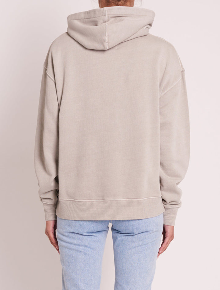 A 90s Relaxed Hoodie - Pebble