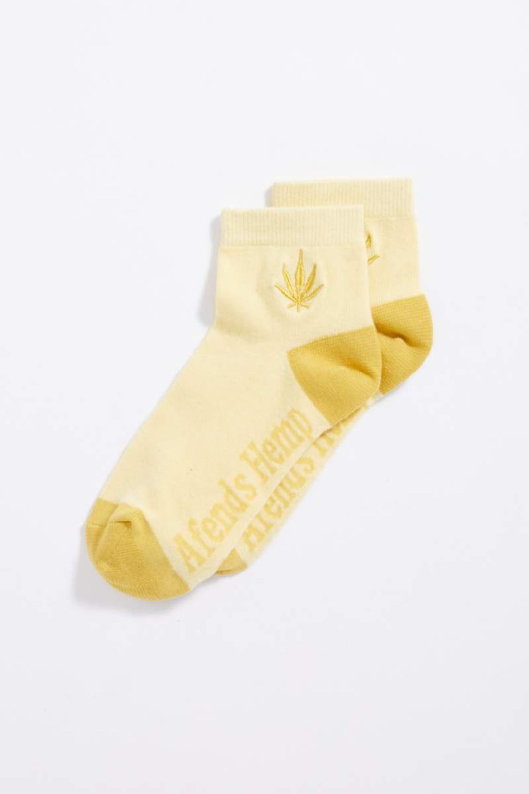 Happy Hemp Socks- Yellow