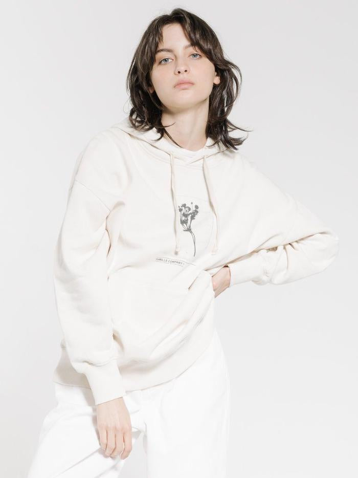 Posy Slouch Hood- Heritage White