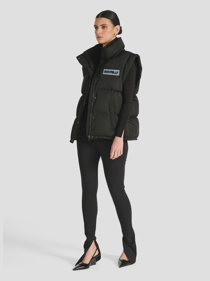 Heidi Puffer Vest- Black