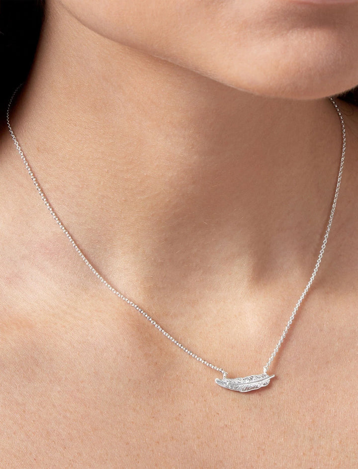 Orchid Necklace- Silver