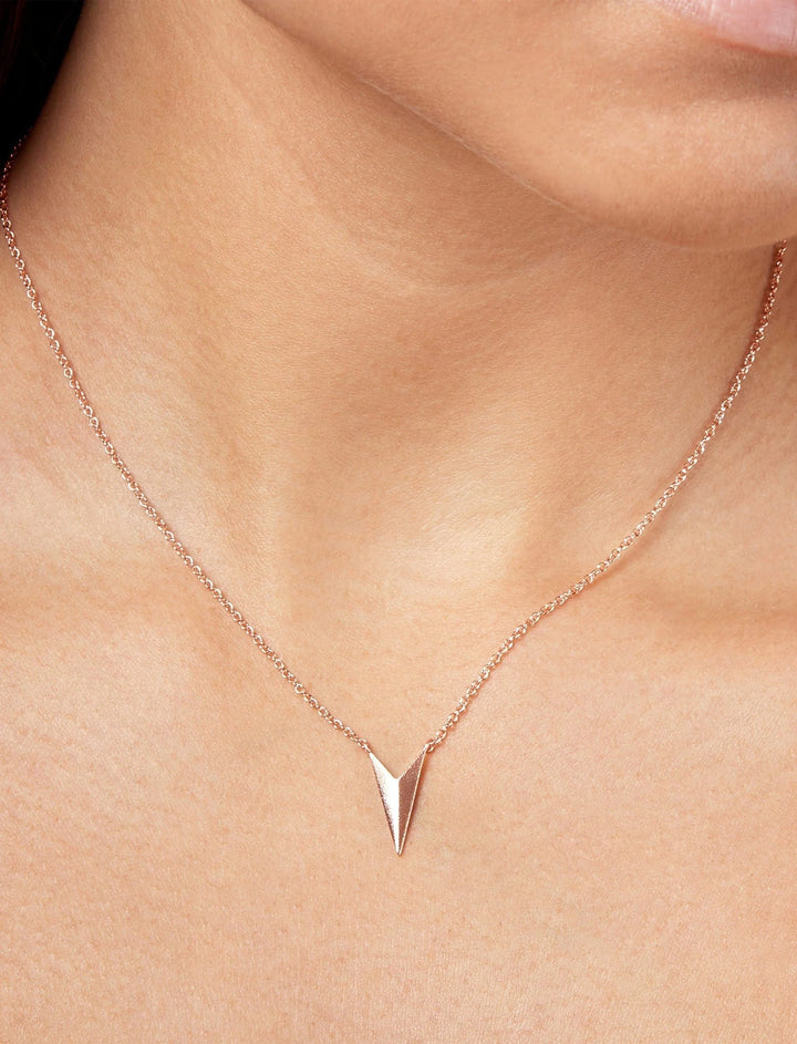 Hibiscus Necklace- Rose Gold