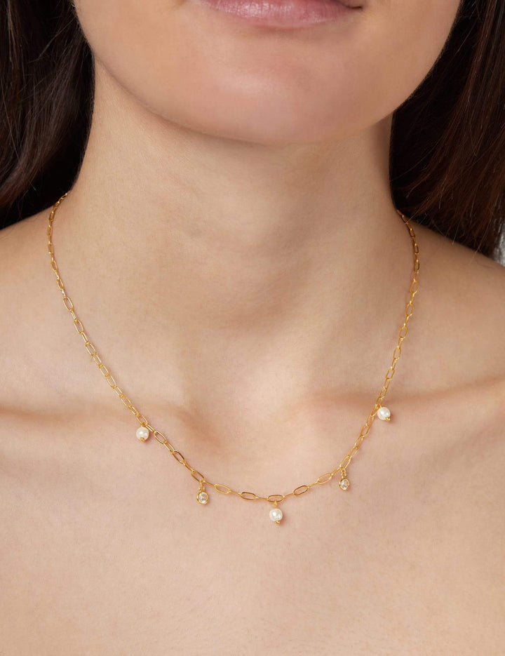 Sunday Sunset Necklace - Gold