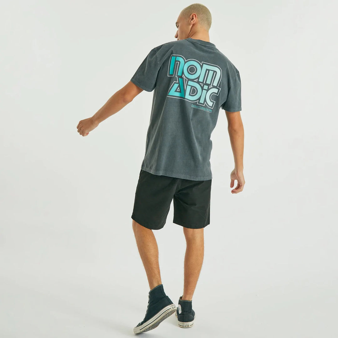 Atlas Relaxed Tee - Pigment Asphalt