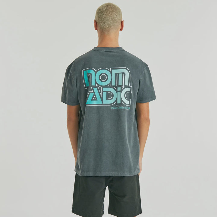 Atlas Relaxed Tee - Pigment Asphalt