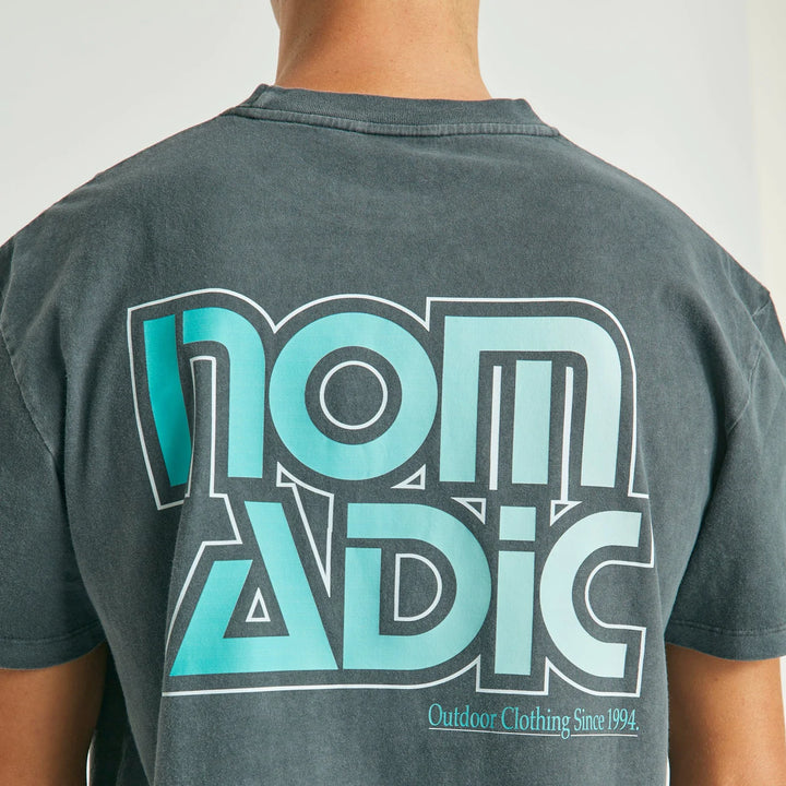 Atlas Relaxed Tee - Pigment Asphalt