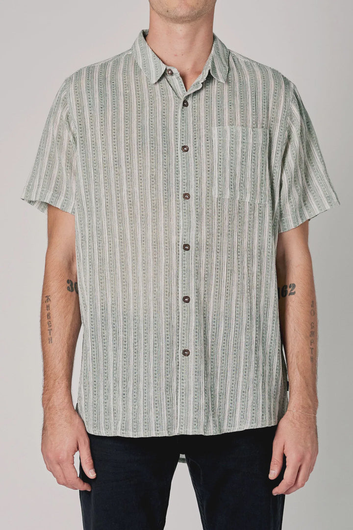 Bon Shirt Sun Stripe - Moss