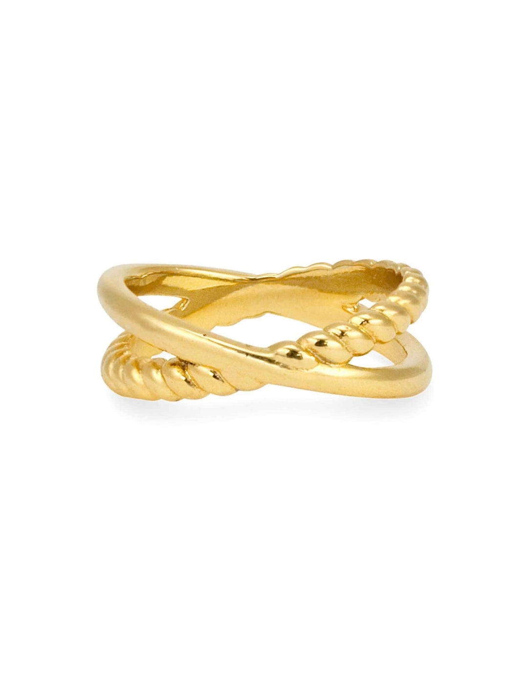 Roped Ring- Yellow Gold