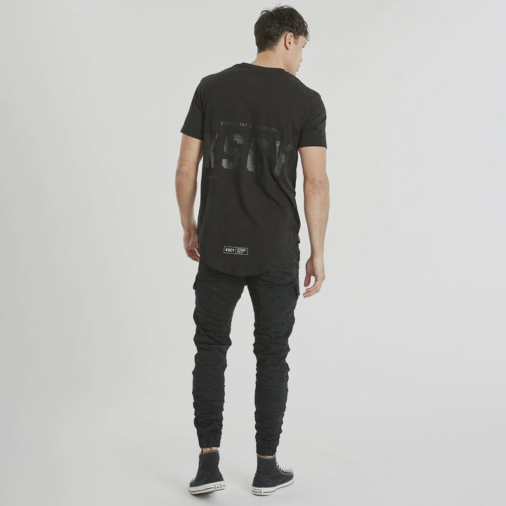 Canton Dual Curved Tee - Jet Black