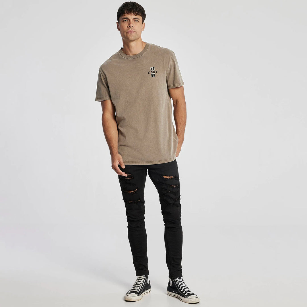 Cavalry Relaxed Tee - Pigment Warm Taupe