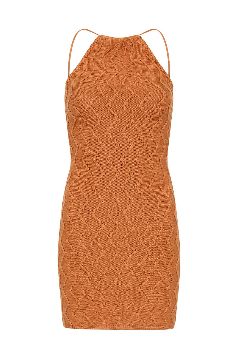 Alexis Mini Dress - Caramel