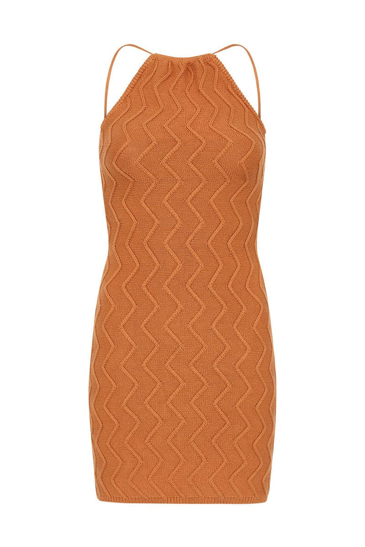 Alexis Mini Dress - Caramel