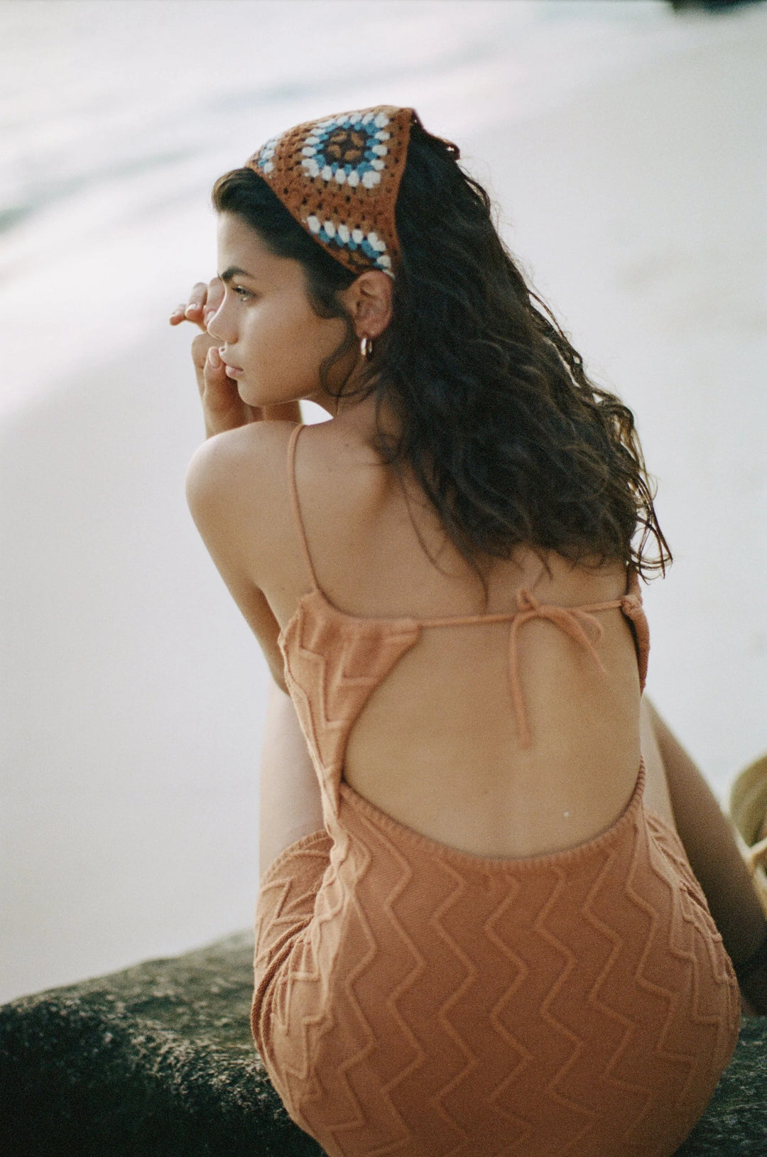 Alexis Mini Dress - Caramel