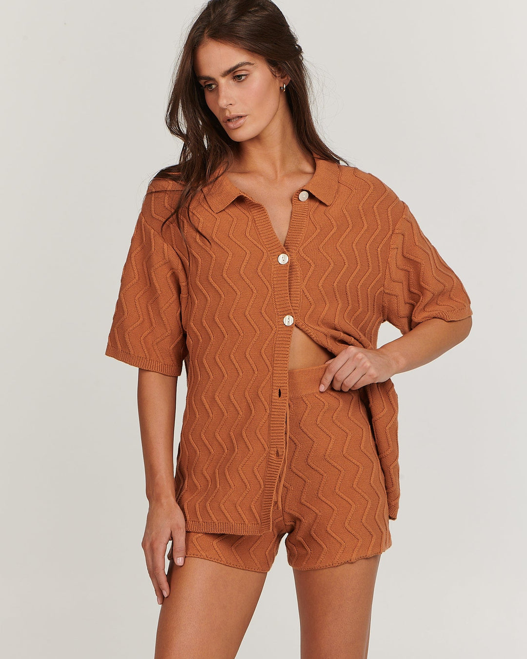 Alexis Shirt - Caramel
