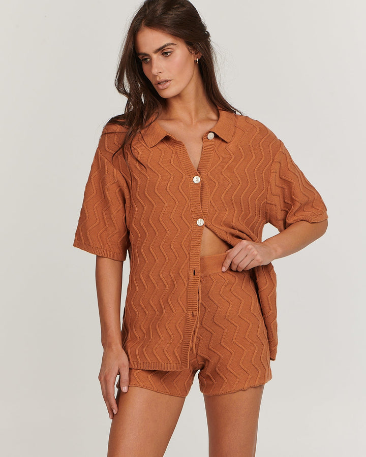 Alexis Shirt - Caramel