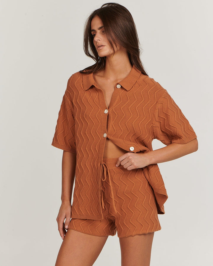 Alexis Shirt - Caramel