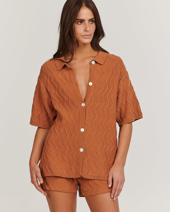 Alexis Shirt - Caramel