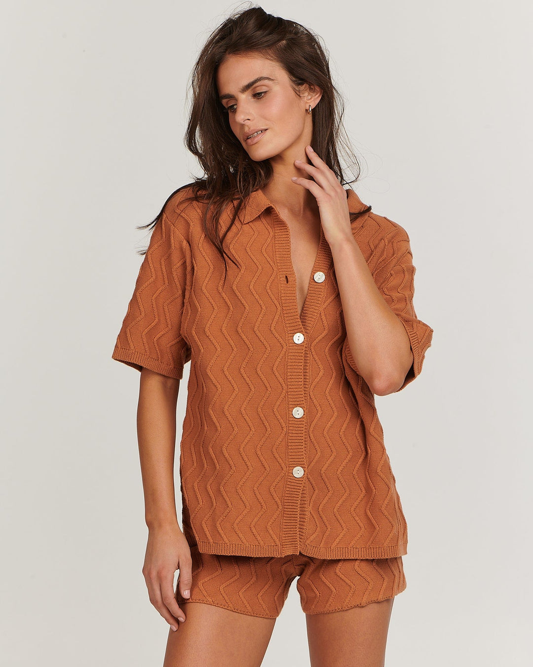 Alexis Shirt - Caramel