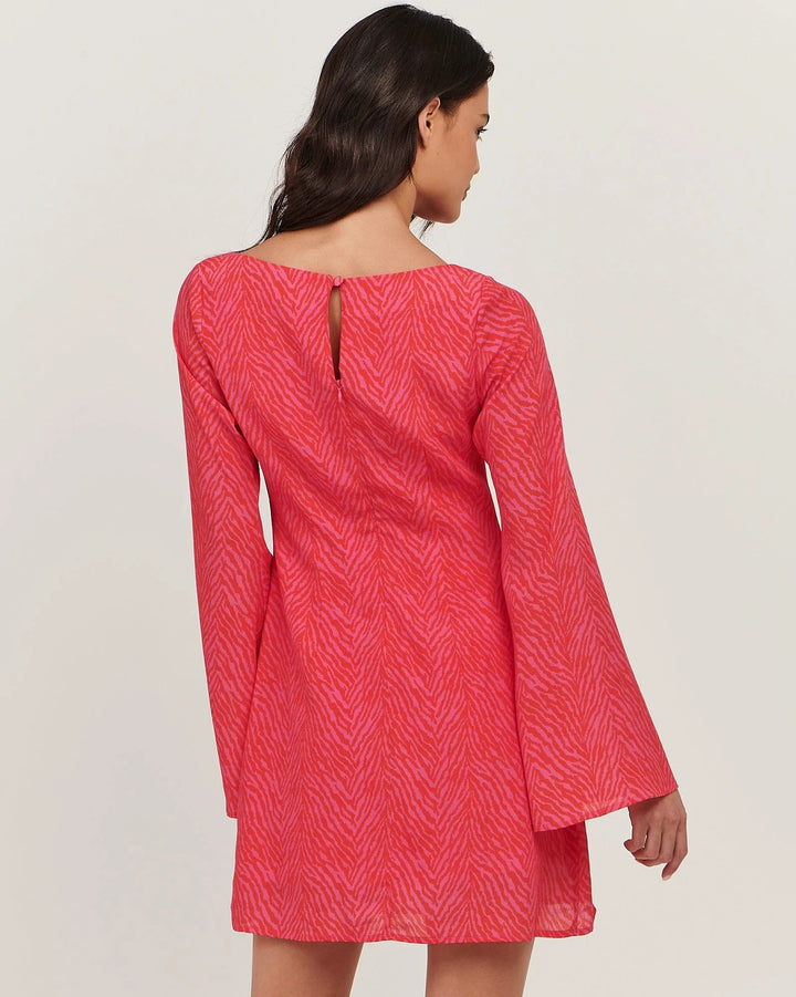 Isidora Mini Dress - Zebra