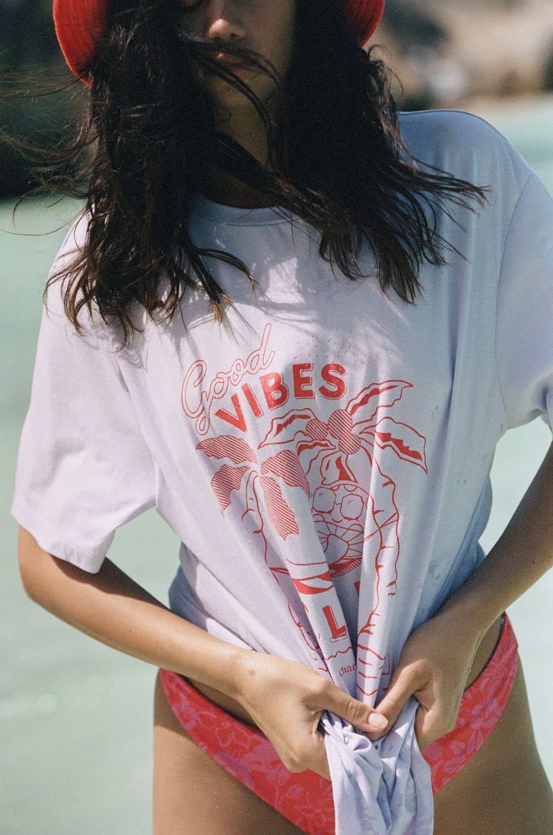 Good Vibes Club Boyfriend Tee - Lilac