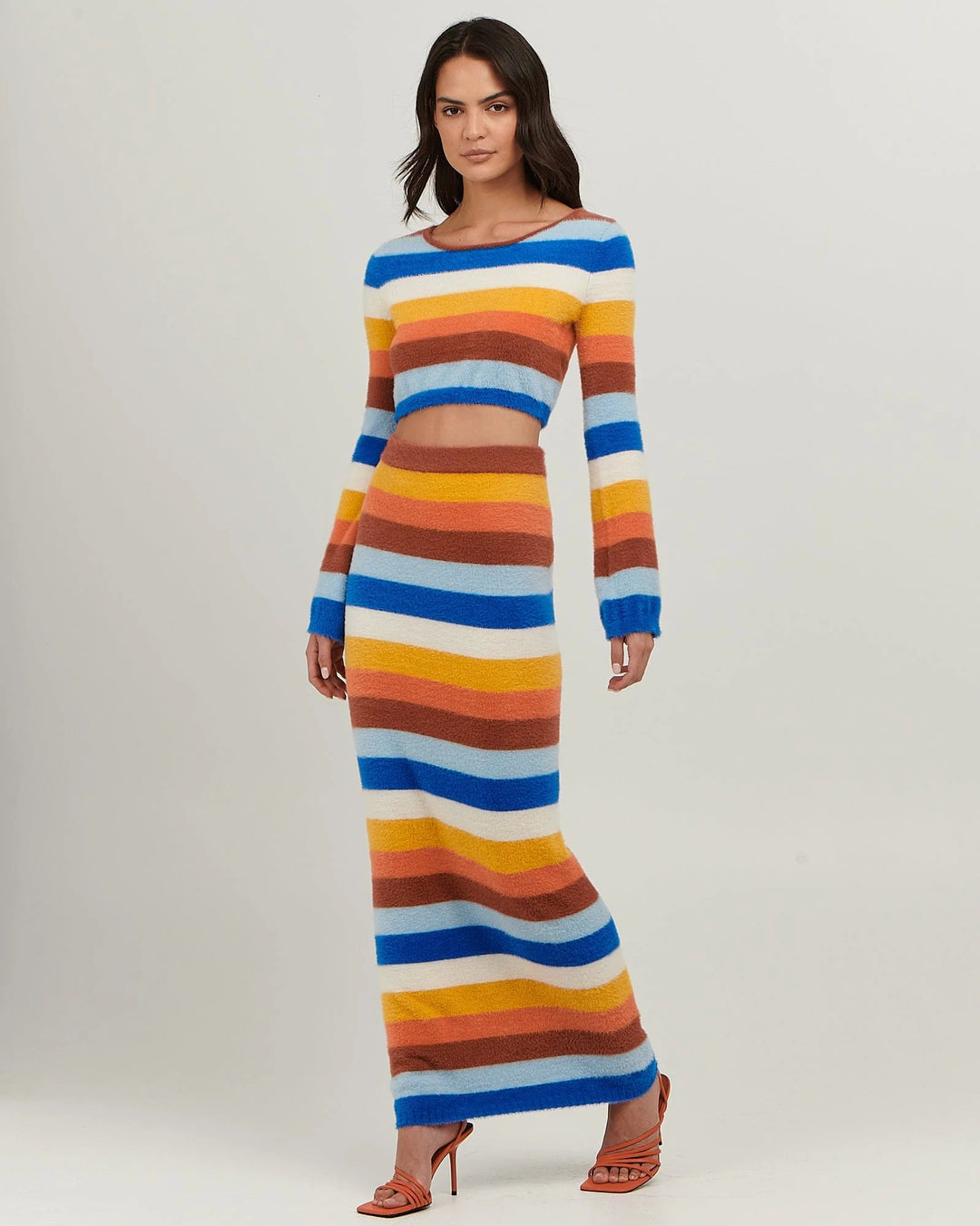 Mariana Maxi Skirt - Multi Stripe