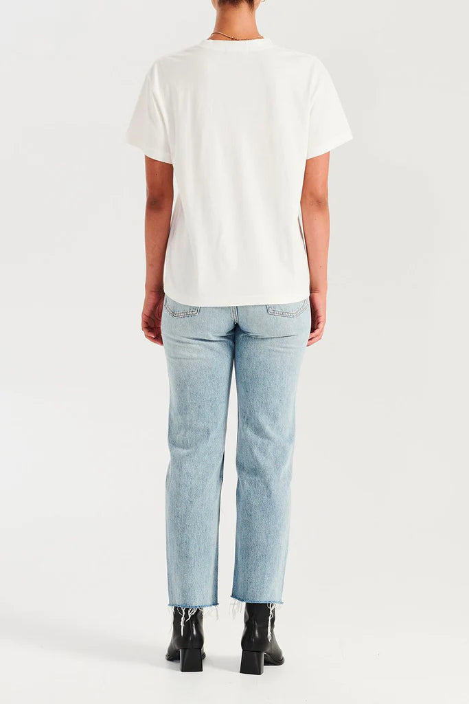 Python Crest Tee- Vintage White