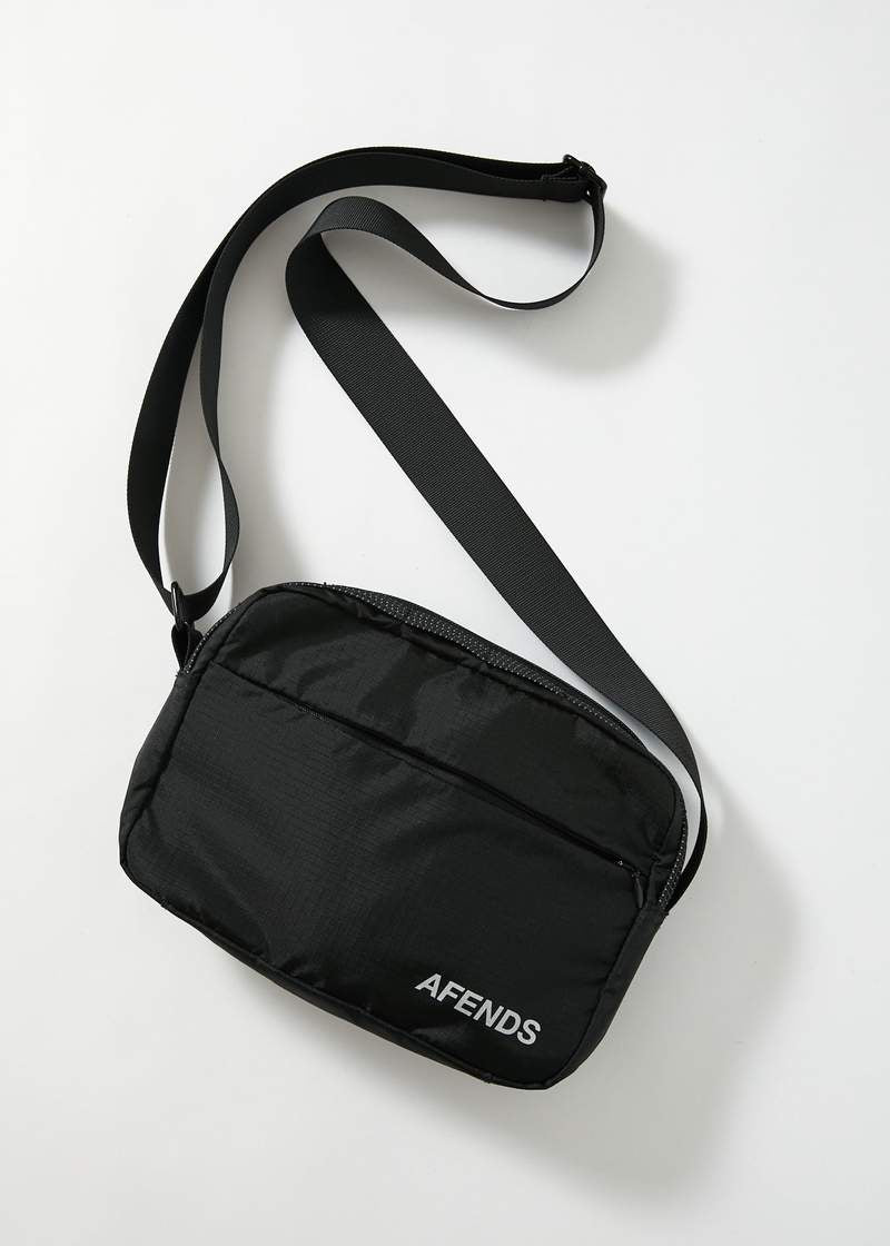 Streetlights Recycled Pouch Bag- Black