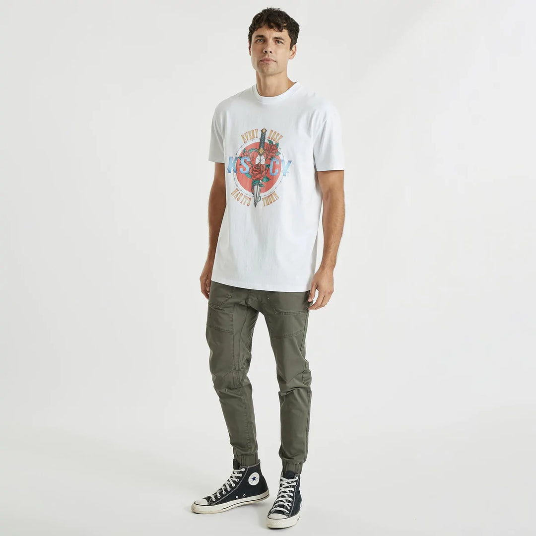 Dagger Relaxed Tee - White
