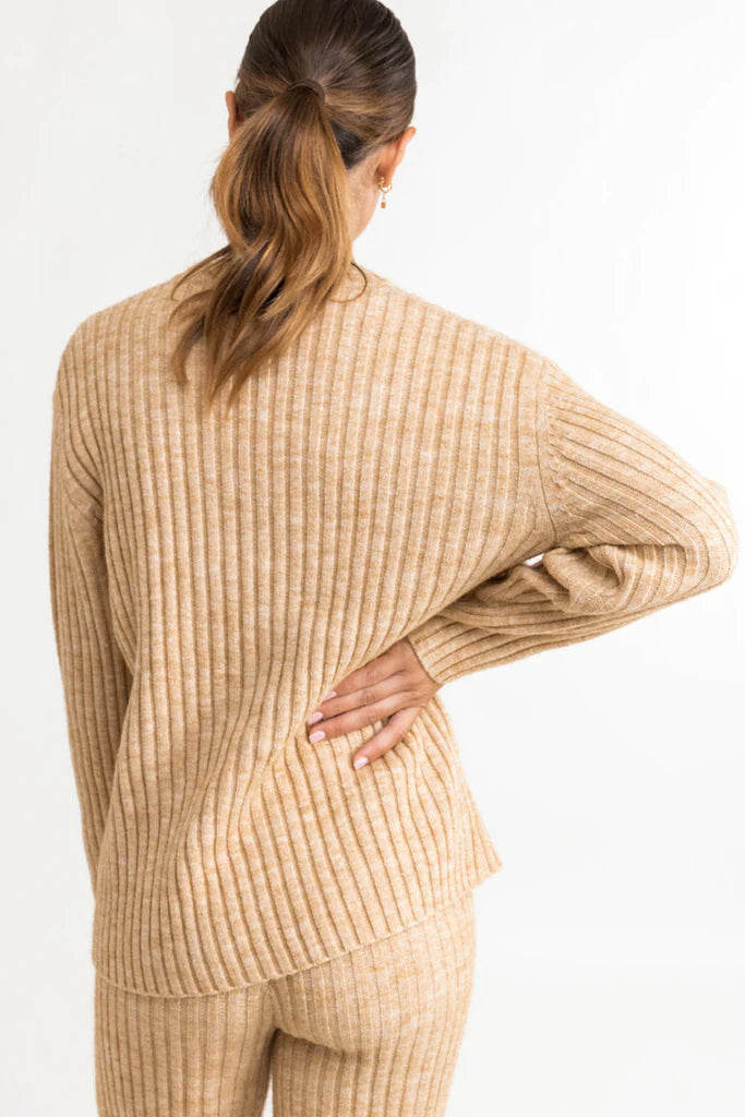 Daisy Knit Jumper - Oatmeal