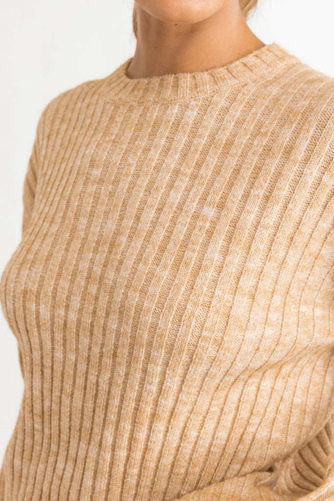 Daisy Knit Jumper - Oatmeal