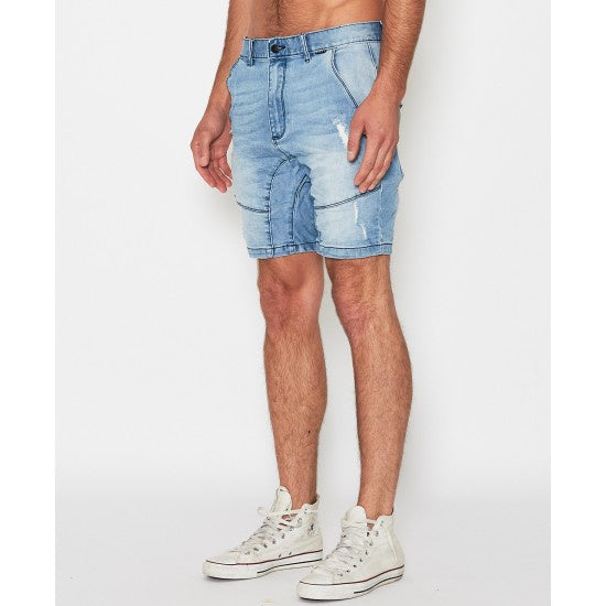 Messiah Denim Short - Defiance Blue – Birdie Blue