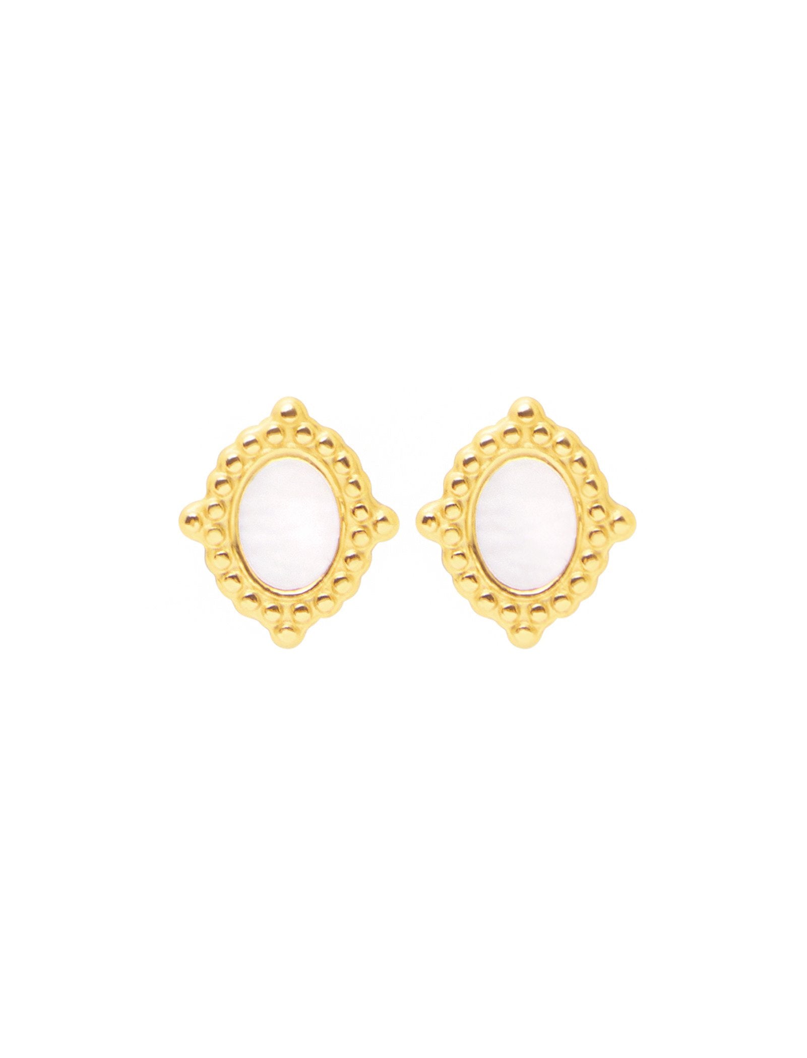 Allegra Studs- Gold