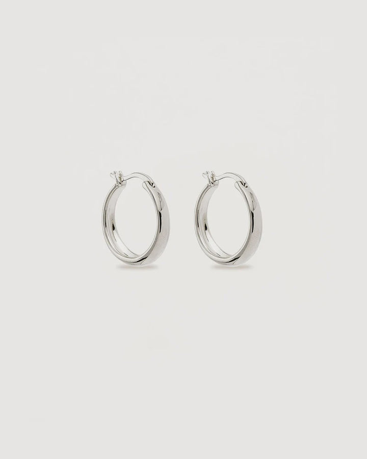 By Charlotte Sterling Silver Infinite Horizon Large Hoops