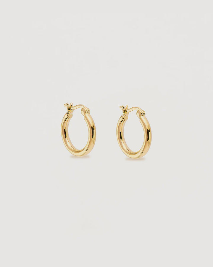 By Charlotte Sunrise Small Hoops- 18k Gold Vermeil