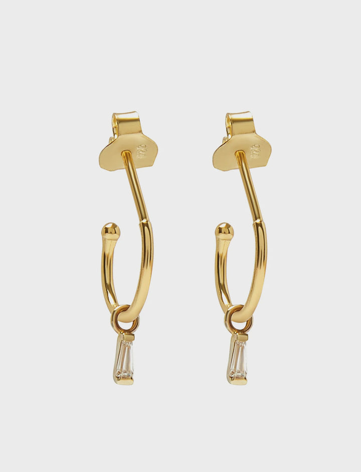 Night Fall Earrings - Yellow Gold