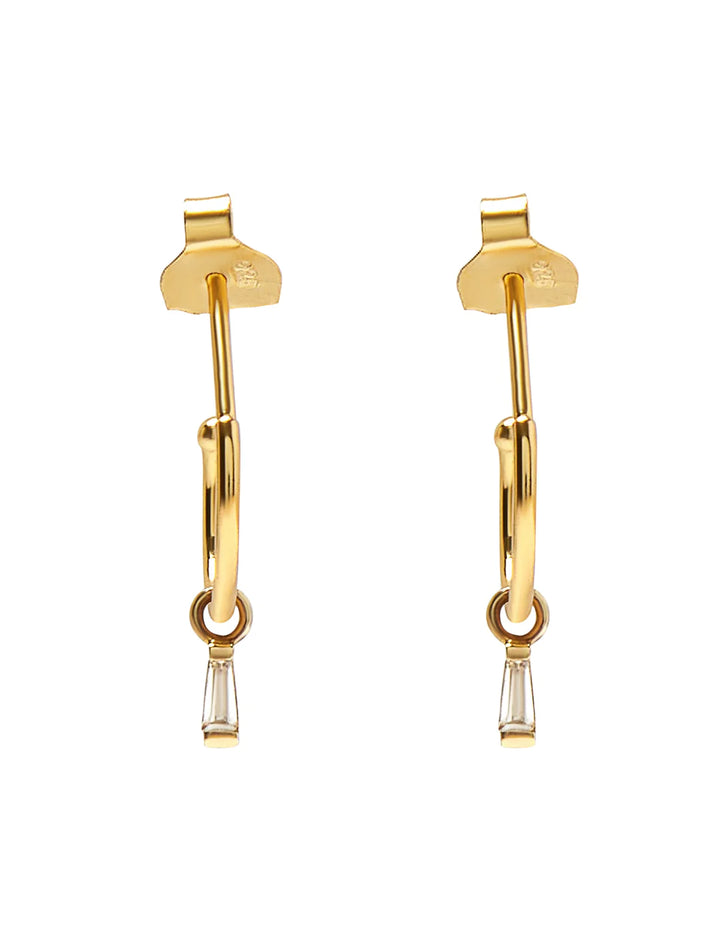 Night Fall Earrings - Yellow Gold