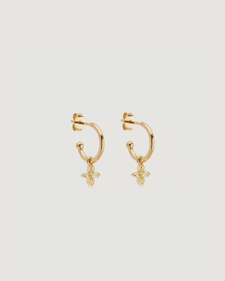 By Charlotte Live in Light Hoop Earrings - 18k Gold Vermeil