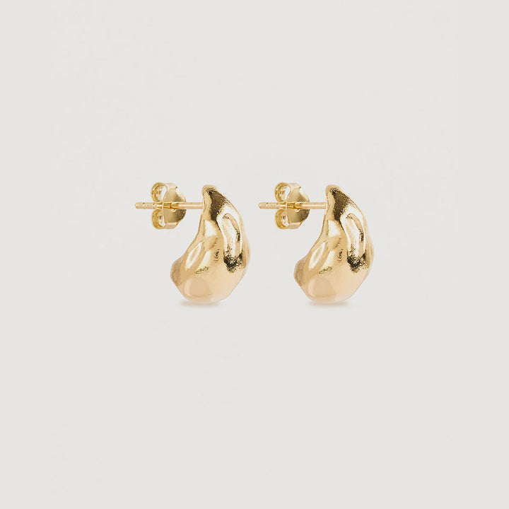 By Charlotte Wild Heart Small Earrings - 18k Gold Vermeil