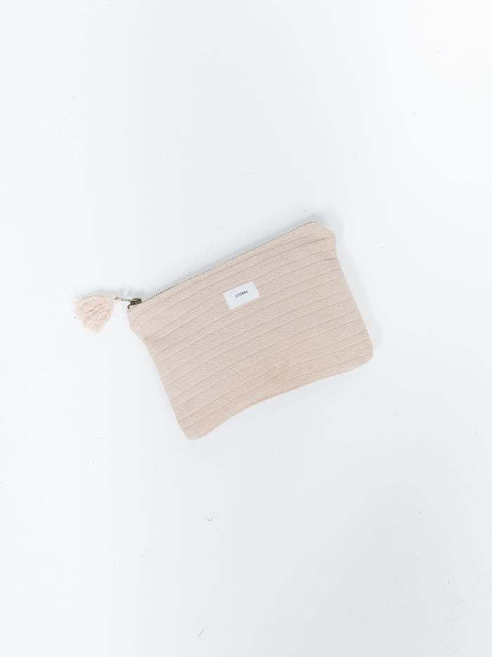 Terry Clutch - Almond