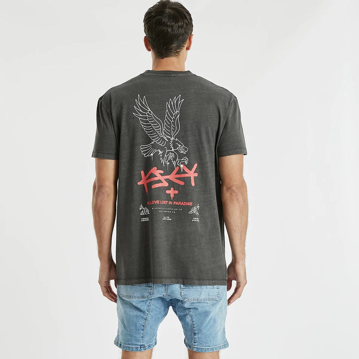 Echo Relaxed Tee- Pigment Black
