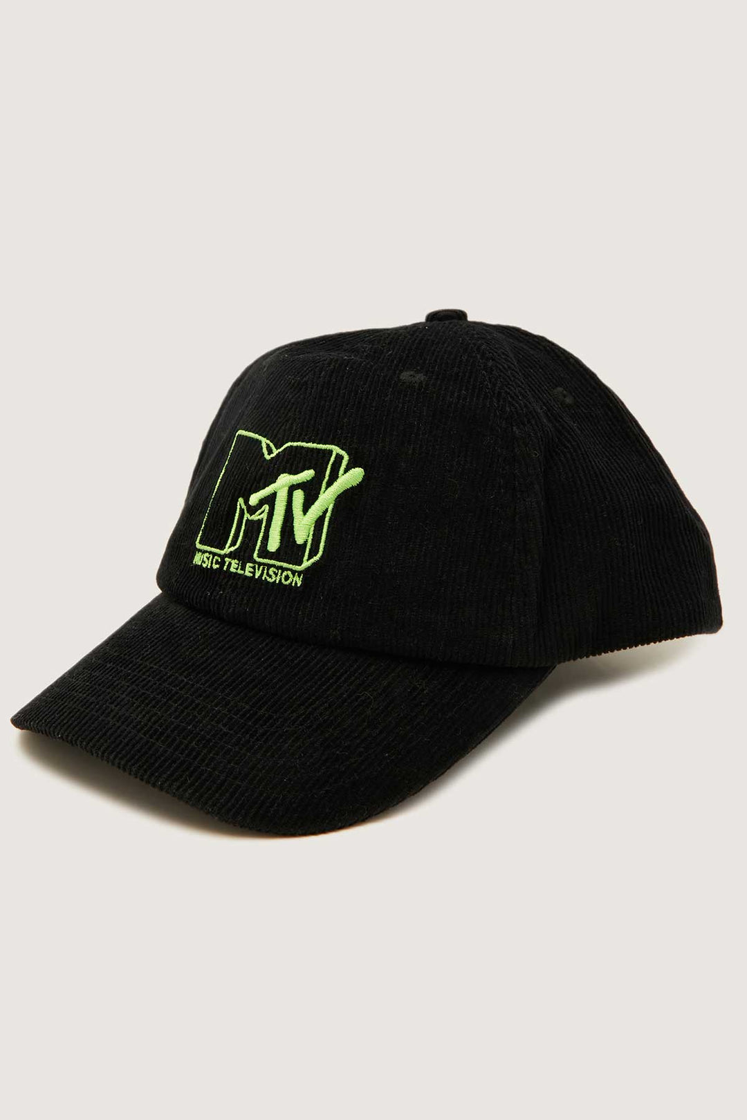 MTV Black Cord Cap - Black Cord