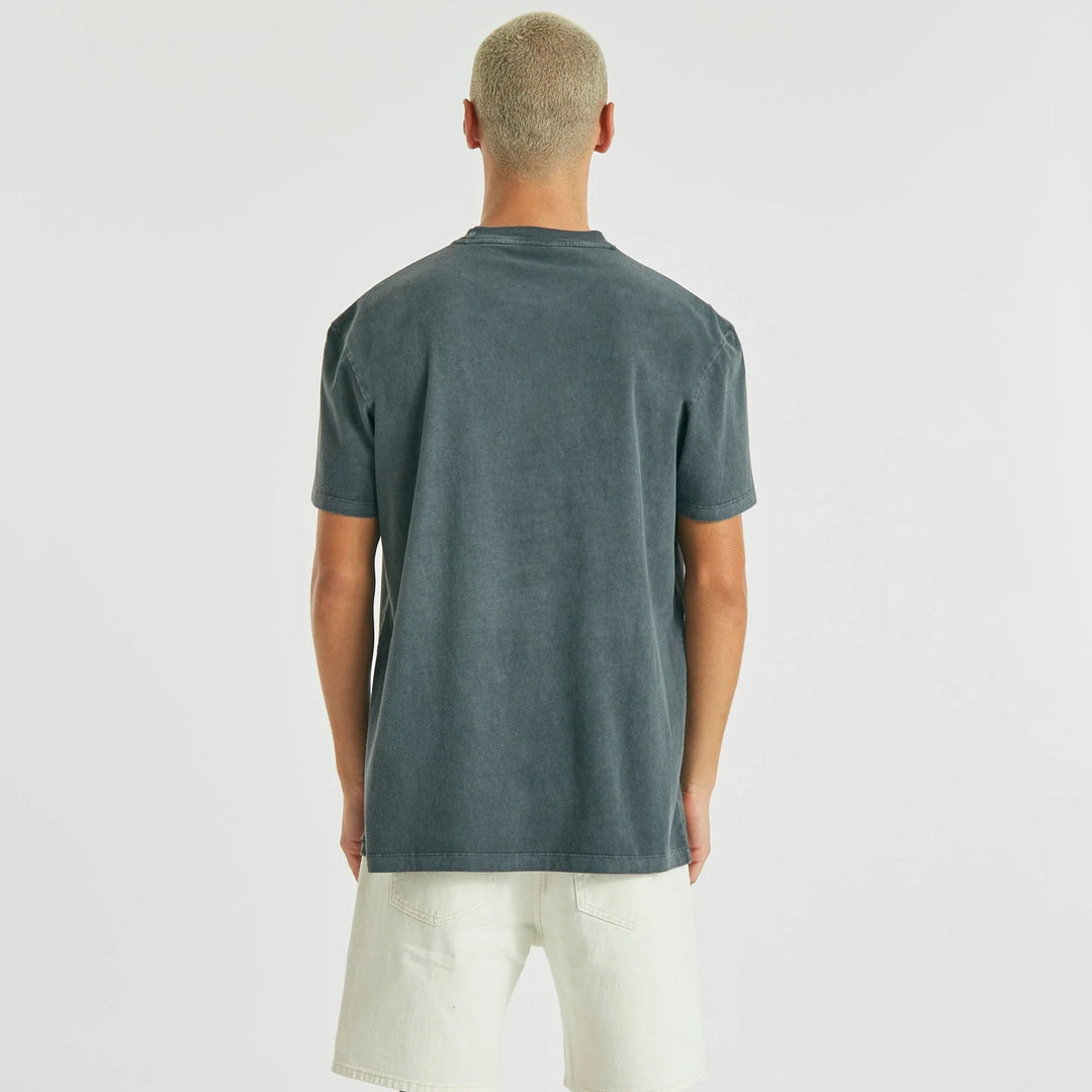 Fading Relaxed Tee- Pigment Asphalt