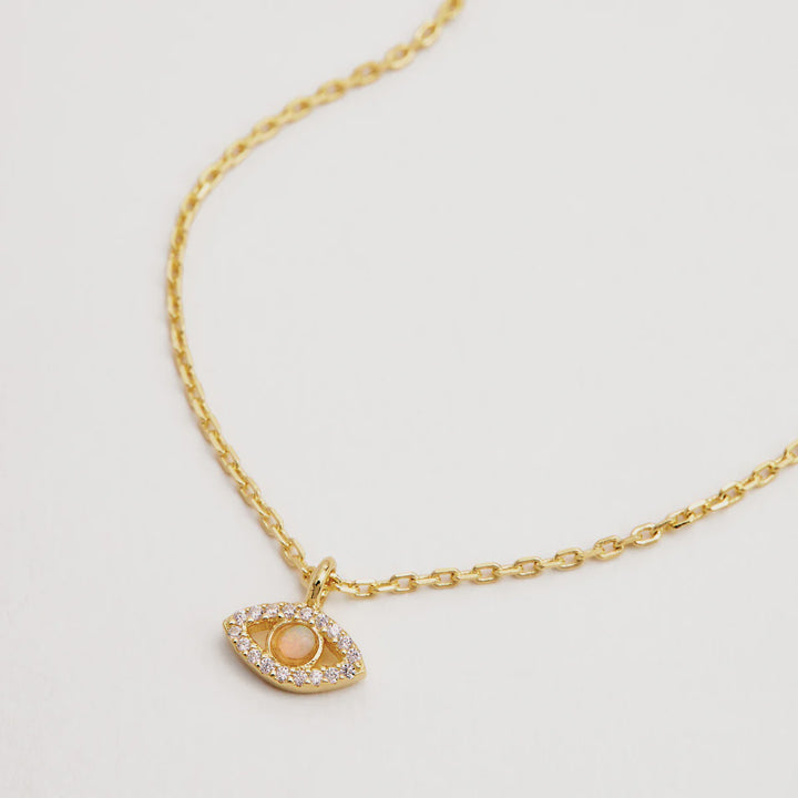 By Charlotte Eye Of Intuition Necklace - 18k Gold Vermeil