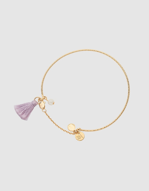 Lavender Dreaming Bangle- Gold