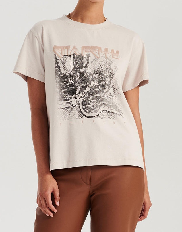 Serpent Tee - Alabaster